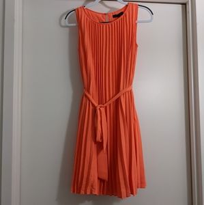 Banana republic orange spring dress size 2p